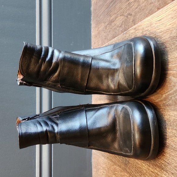 Na Na Boots Size 7 Black Leather - Picture 2 of 7